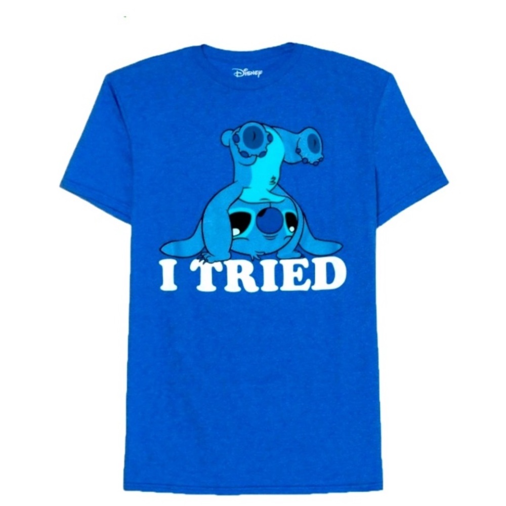 Disney Vibrant Blue Stitch Tee